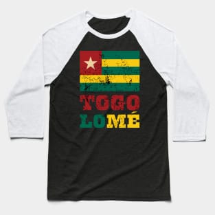 Flag of Togo Baseball T-Shirt